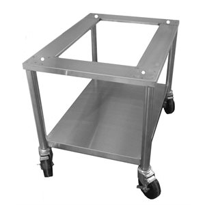 STAND 24"H STAINL. STEEL W / LOCKING CASTERS(CG3018)